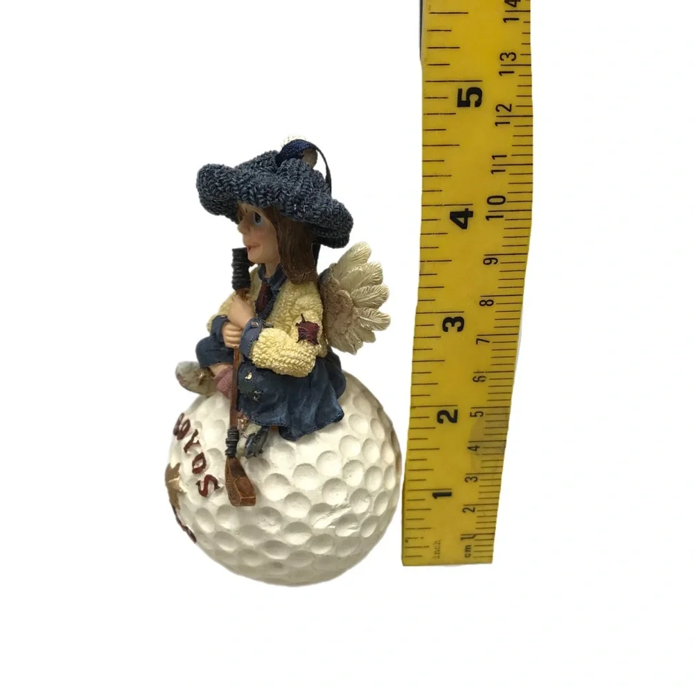 Boyds Bears‎ Birdie .. Fore! 20th Anniversary Handmade Ornament Golf Angel w/Box
